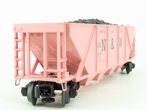 O Gauge 3-Rail Lionel 6464 6-19357 N&W Norfolk & Western 4 Bay Hopper w/Load