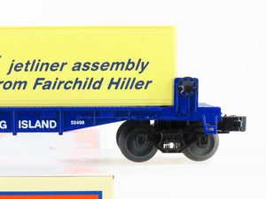 O Gauge 3-Rail Lionel 6-52498 RMLI Long Island Flatcar #9009 w/ Boeing Container