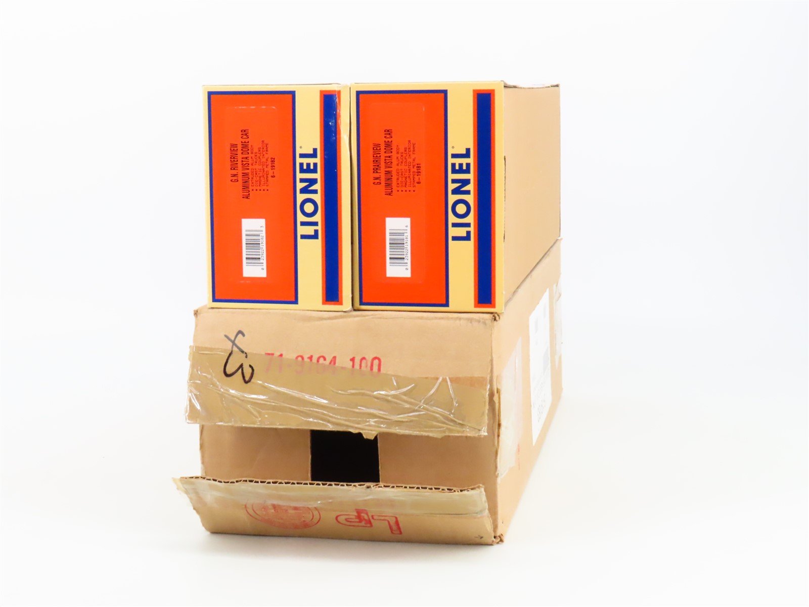 O Gauge 3-Rail Lionel 6-19183 GN Empire Builder Aluminum Passenger 2-Pack