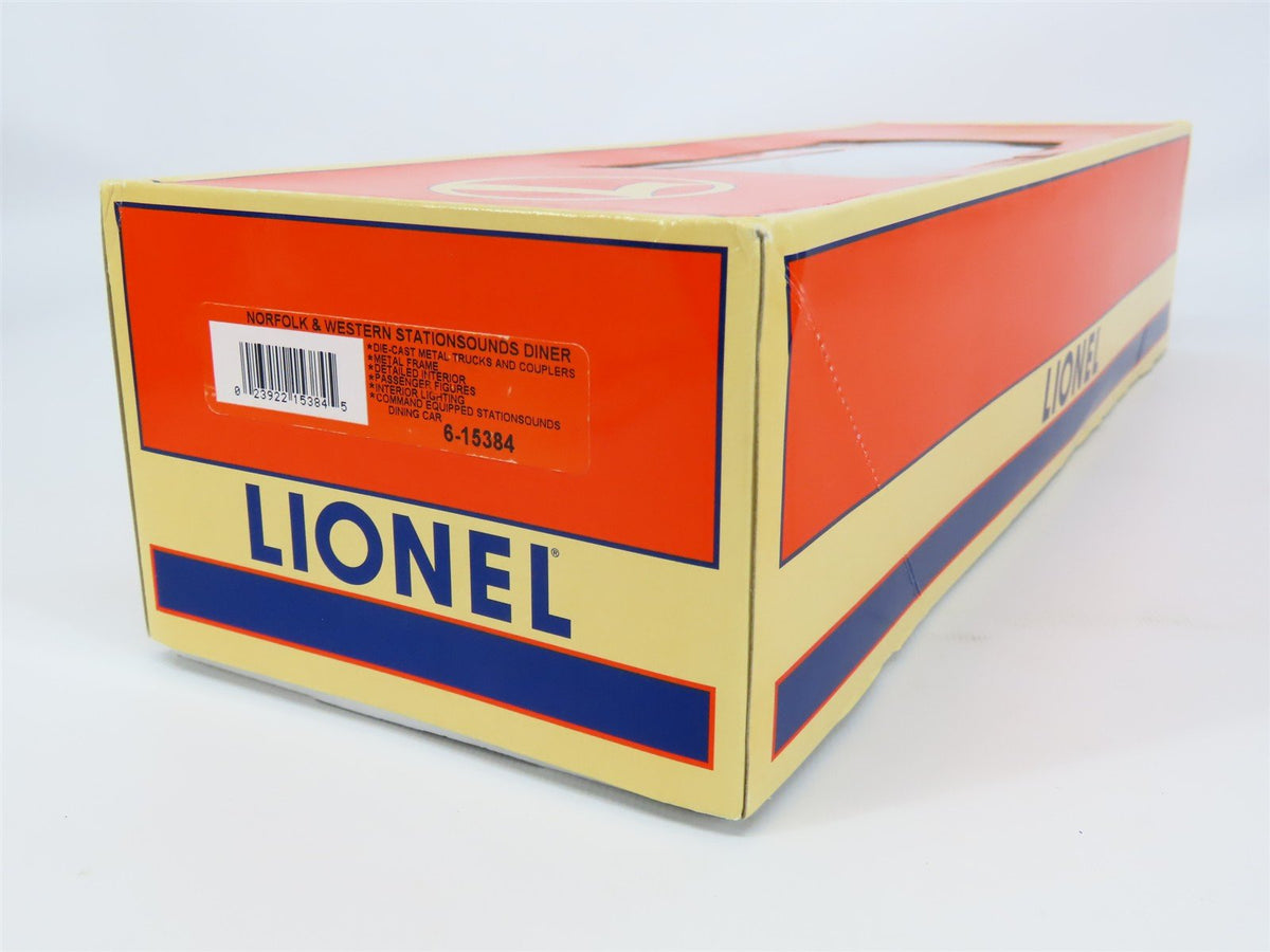 O Gauge 3-Rail Lionel 6-15384 N&amp;W Powhatan Arrow Stationsounds Diner Passenger