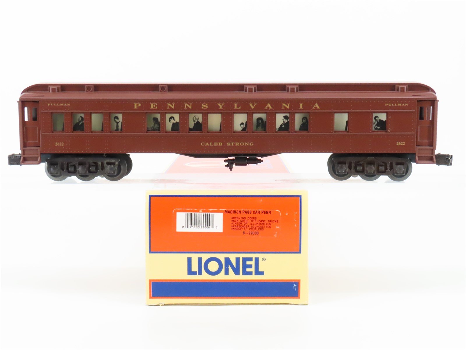 O Gauge 3-Rail Lionel 6-29000 PRR Pennsylvania Railroad Pullman Passenger #2622