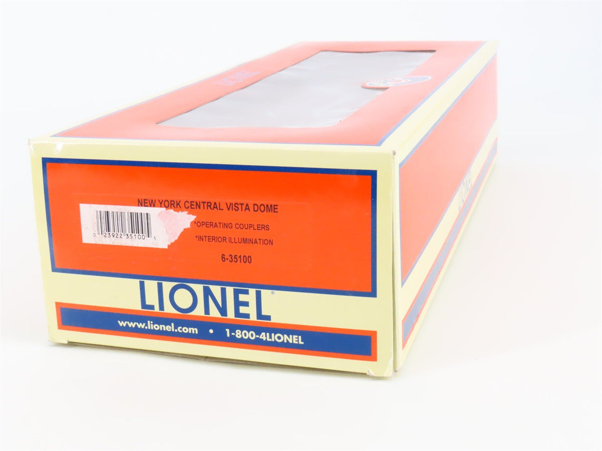O Gauge 3-Rail Lionel 6-35100 NYC New York Central Vista Dome Passenger #7012