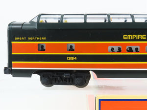 O Gauge 3-Rail Lionel 6-19181 GN Empire Builder Vista Dome Passenger Car #1394