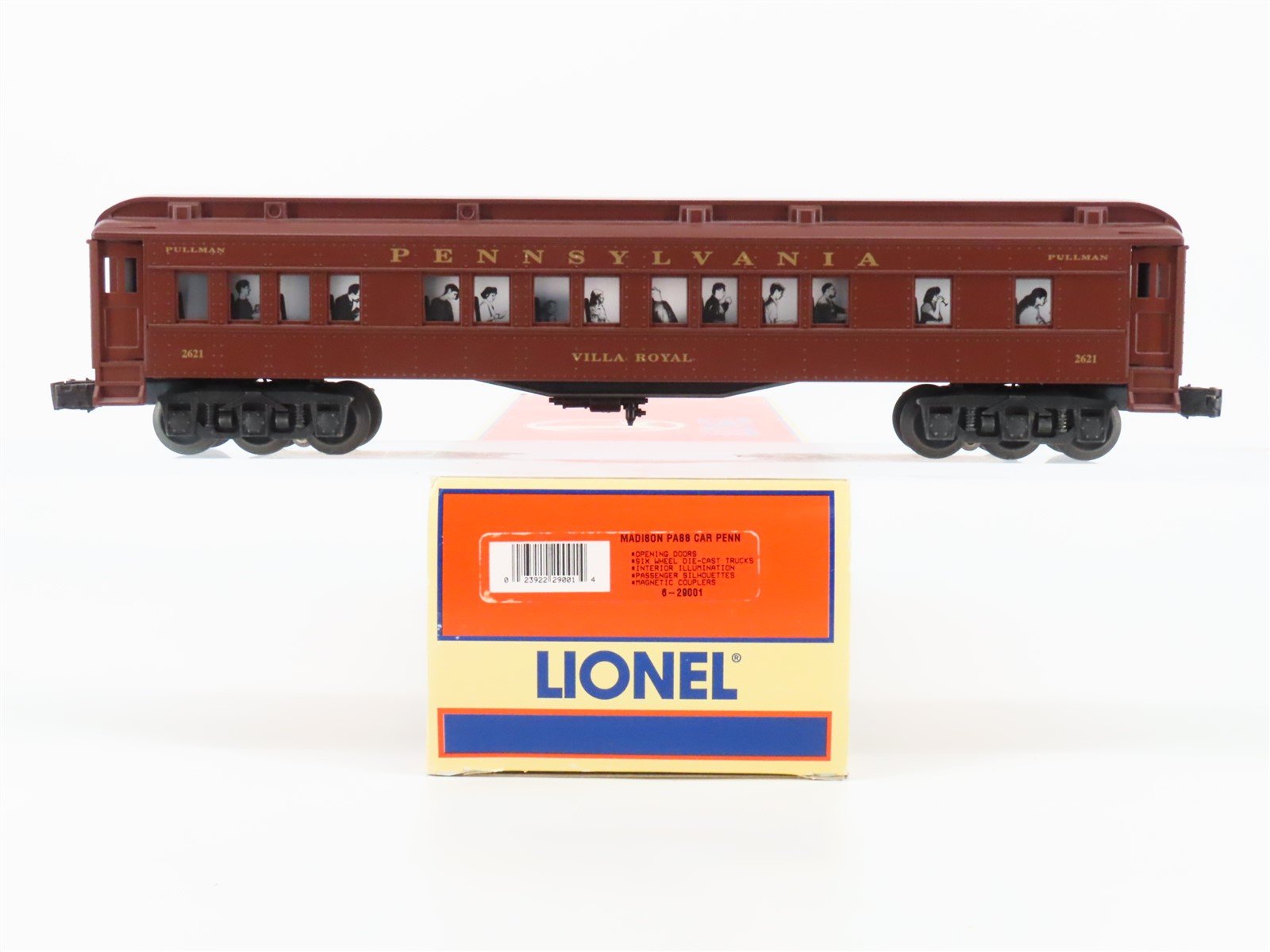 O Gauge 3-Rail Lionel 6-29001 PRR Pennsylvania Pullman Passenger "Villa Royal"