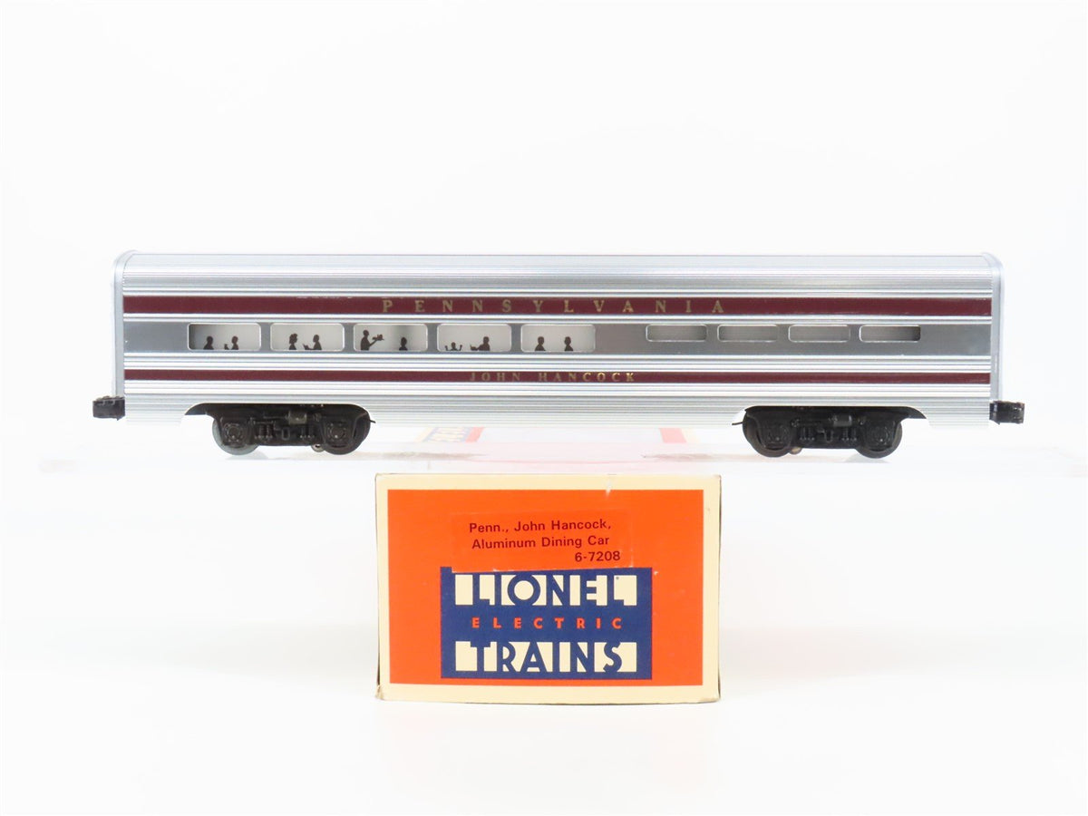 O Gauge 3-Rail Lionel 6-7208 PRR Pennsylvania Diner Passenger &quot;John Hancock&quot;