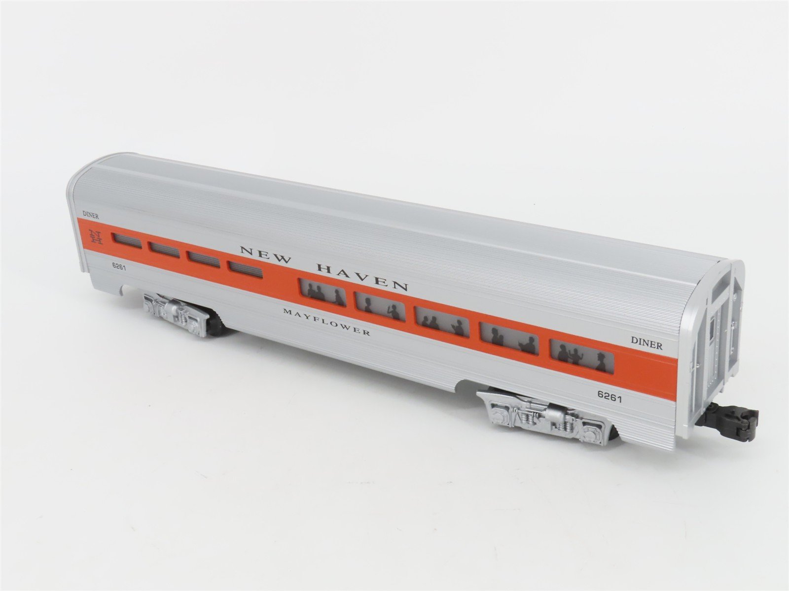O Gauge 3-Rail Williams 43012 NH New Haven Combine/Diner Passenger 2-Car Set