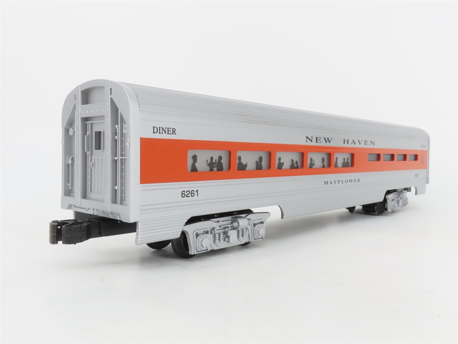 O Gauge 3-Rail Williams 43012 NH New Haven Combine/Diner Passenger 2-Car Set
