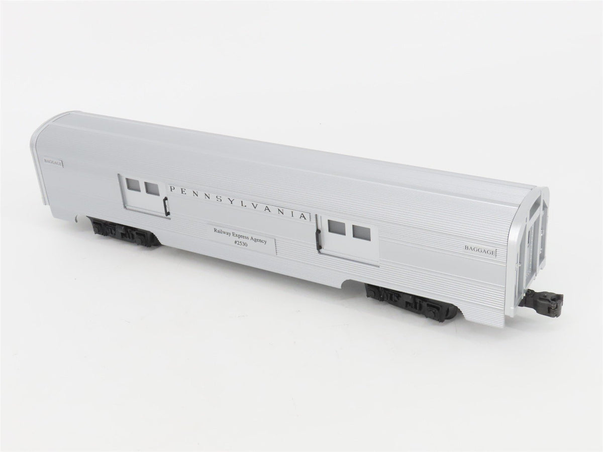 O Gauge 3-Rail Williams 43049 PRR Pennsylvania 60&#39; Aluminum Passenger 2-Car Set