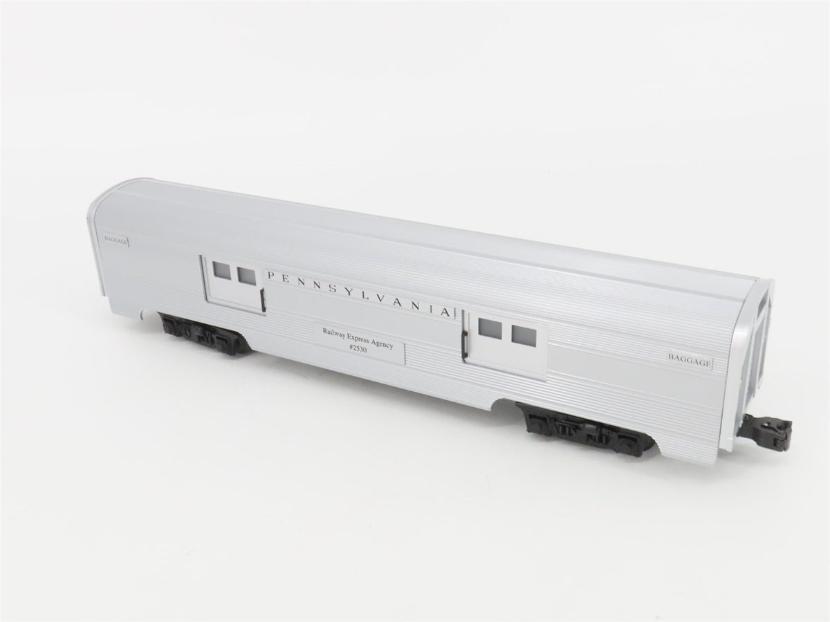 O Gauge 3-Rail Williams 43049 PRR Pennsylvania 60&#39; Aluminum Passenger 2-Car Set