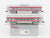 O Gauge 3-Rail Williams 43048 ATSF Santa Fe 60' Aluminum Passenger 2-Car Set
