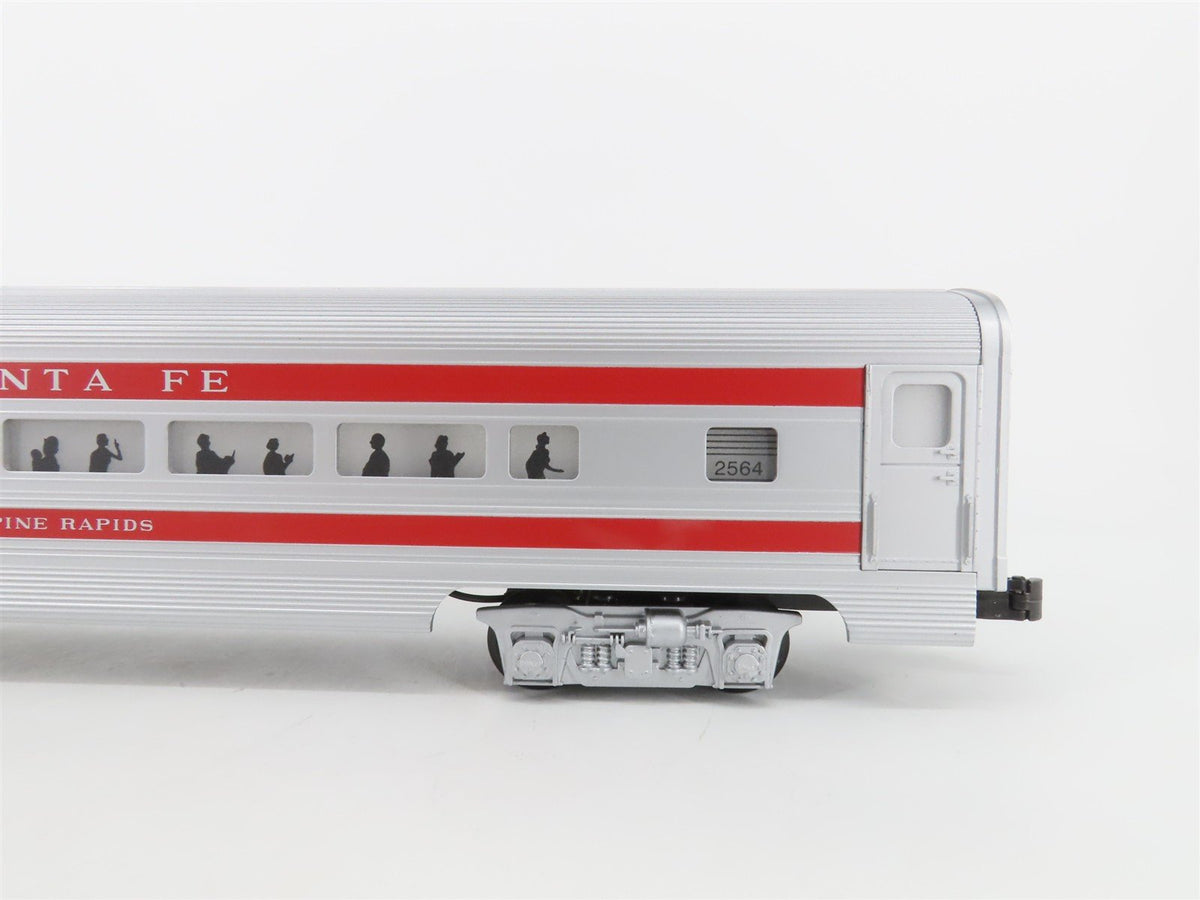O Gauge 3-Rail Williams 43048 ATSF Santa Fe 60&#39; Aluminum Passenger 2-Car Set