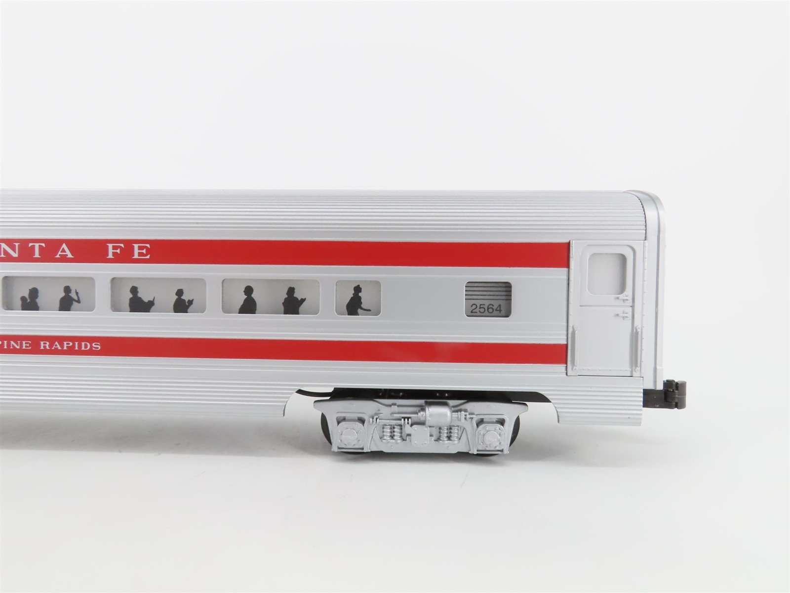 O Gauge 3-Rail Williams 43048 ATSF Santa Fe 60' Aluminum Passenger 2-Car Set