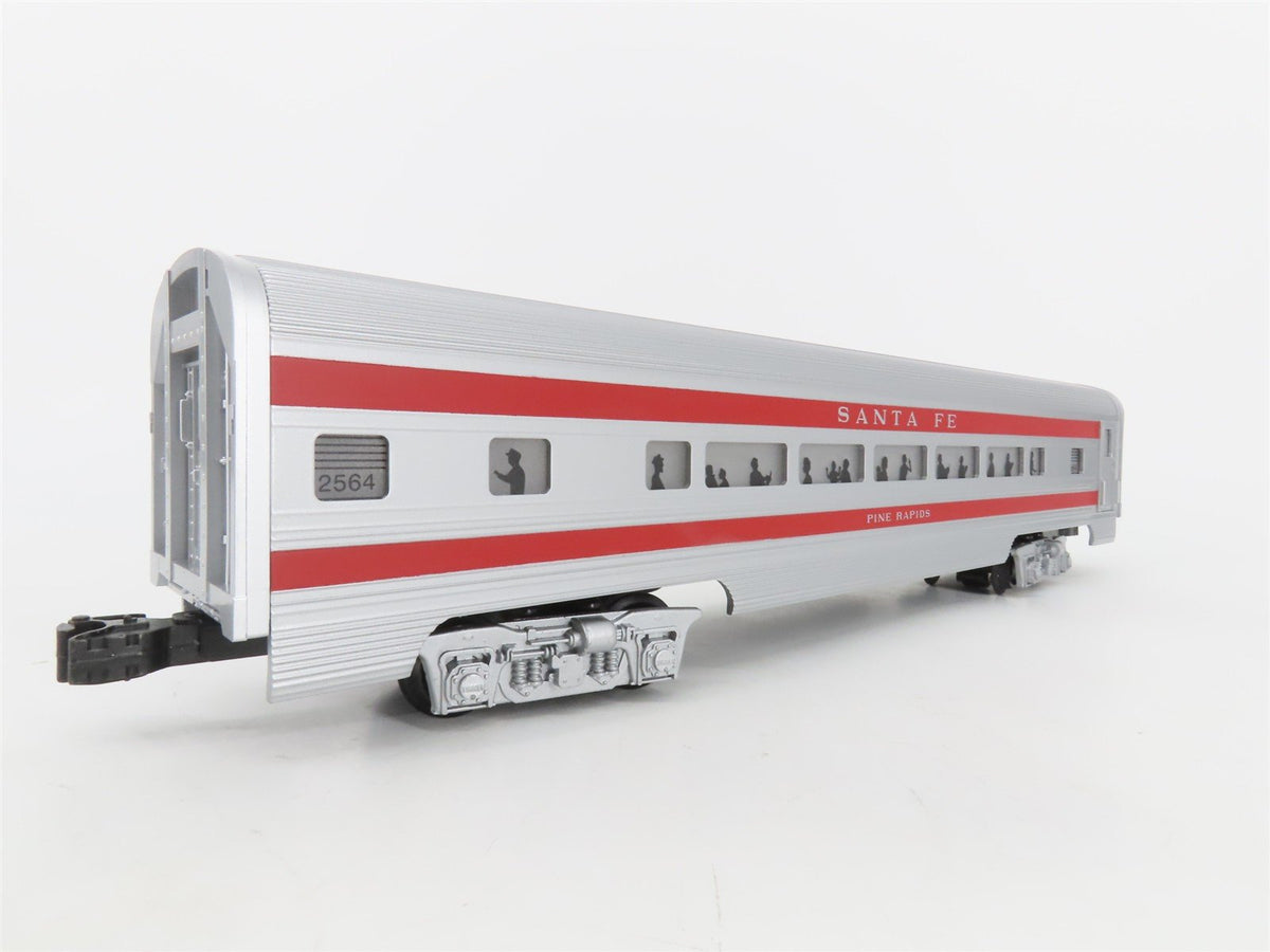 O Gauge 3-Rail Williams 43048 ATSF Santa Fe 60&#39; Aluminum Passenger 2-Car Set