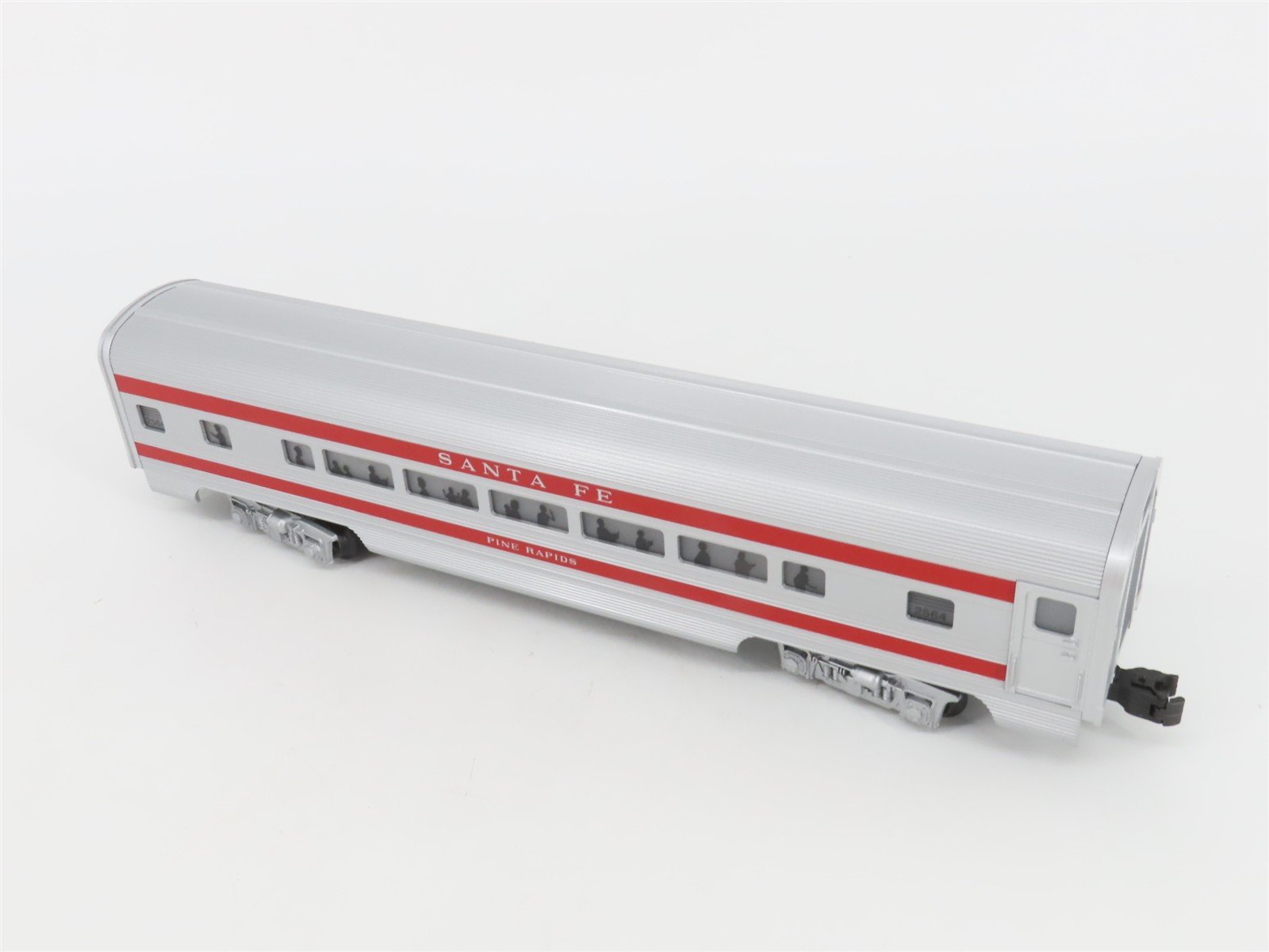 O Gauge 3-Rail Williams 43048 ATSF Santa Fe 60' Aluminum Passenger 2-Car Set