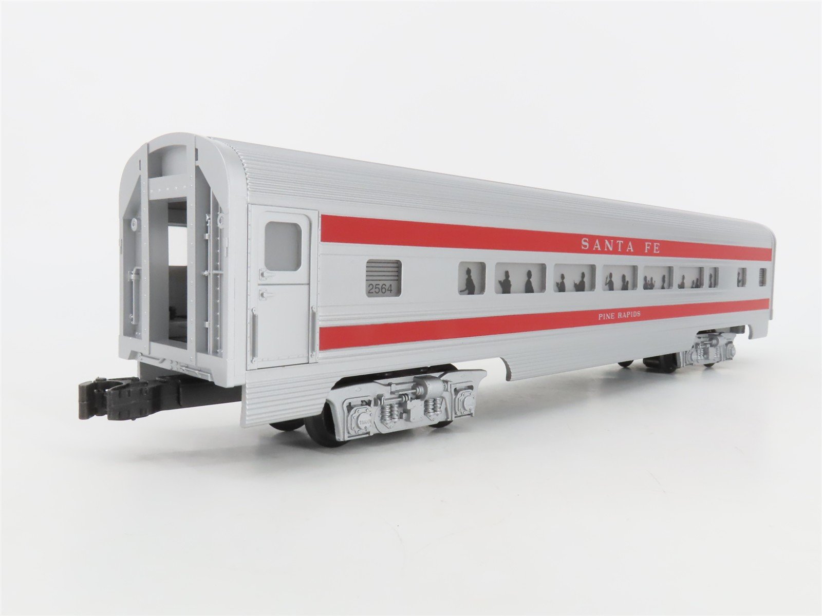 O Gauge 3-Rail Williams 43048 ATSF Santa Fe 60' Aluminum Passenger 2-Car Set