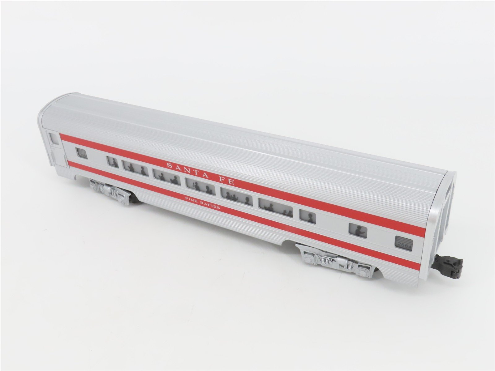 O Gauge 3-Rail Williams 43048 ATSF Santa Fe 60' Aluminum Passenger 2-Car Set
