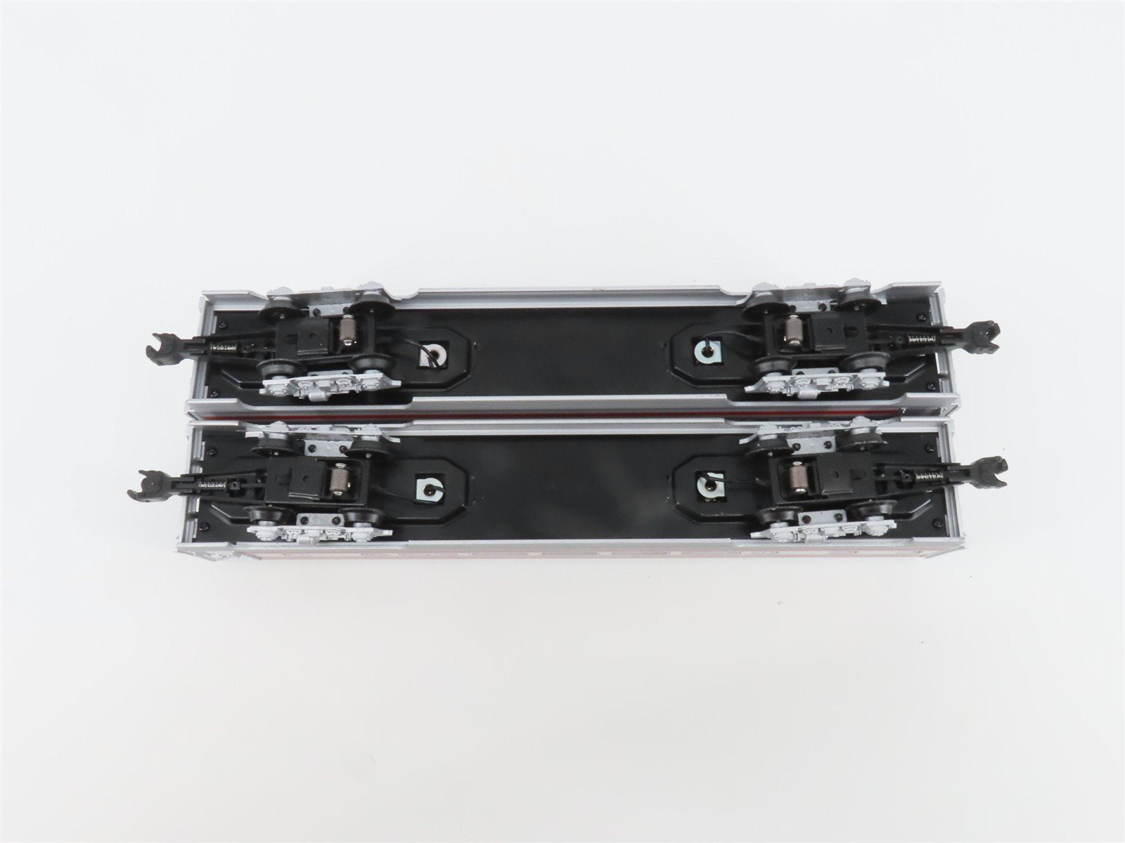 O Gauge 3-Rail Williams 43048 ATSF Santa Fe 60' Aluminum Passenger 2-Car Set