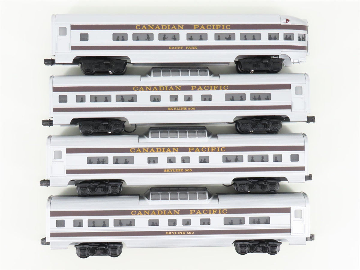 O Gauge 3-Rail Williams 43086 CP Canadian Pacific Aluminum Passenger 4-Car Set