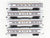 O Gauge 3-Rail Williams 43086 CP Canadian Pacific Aluminum Passenger 4-Car Set