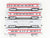 O Gauge 3-Rail Williams 43098 ATSF Santa Fe 60' Aluminum Passenger 4-Car Set
