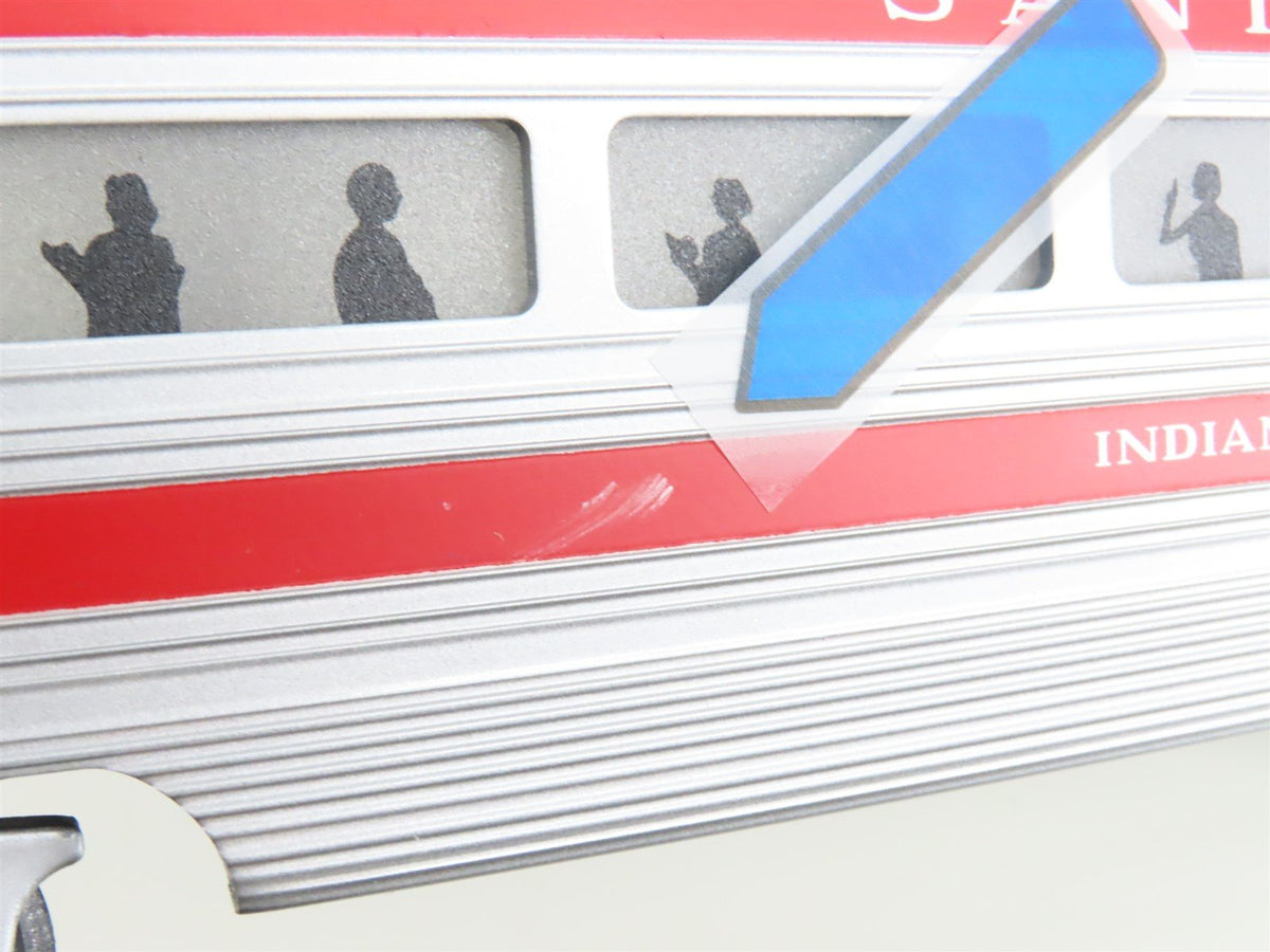 O Gauge 3-Rail Williams 43098 ATSF Santa Fe 60&#39; Aluminum Passenger 4-Car Set