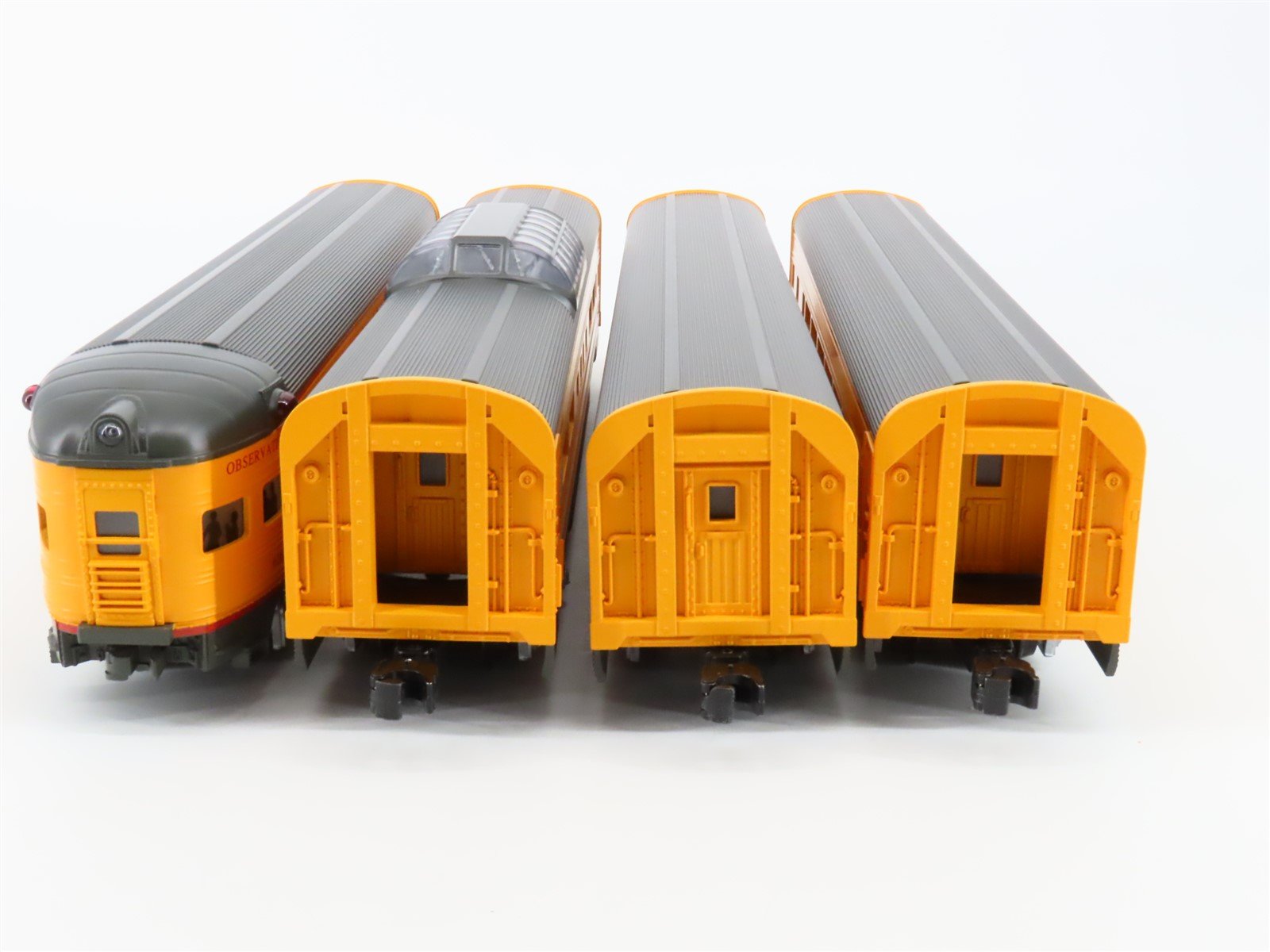 O Gauge 3-Rail Williams 43069 UP Union Pacific 60' Aluminum Passenger 4-Car Set
