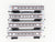 O Gauge 3-Rail Williams 43099 PRR Pennsylvania 60' Aluminum Passenger 4-Car Set