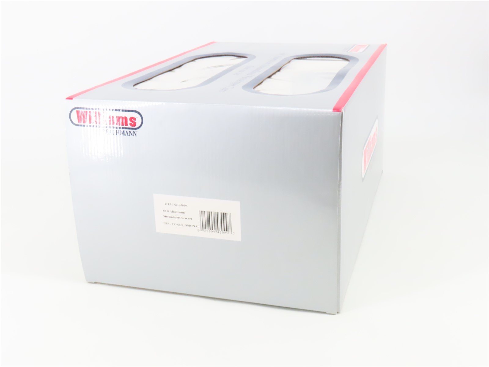 O Gauge 3-Rail Williams 43099 PRR Pennsylvania 60' Aluminum Passenger 4-Car Set