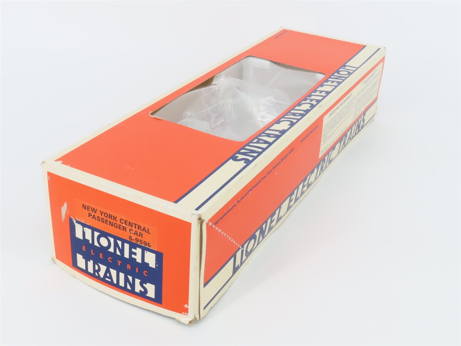 O Gauge 3-Rail Lionel 6-9596 NYC New York Central Pullman Passenger Car