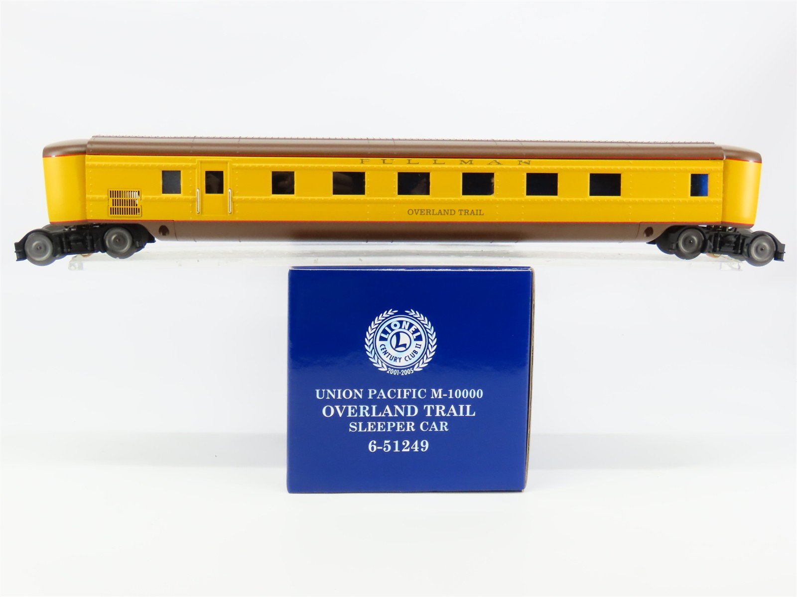 O Gauge 3-Rail Lionel 6-51249 UP Century Club II Overland Trail Sleeper Car