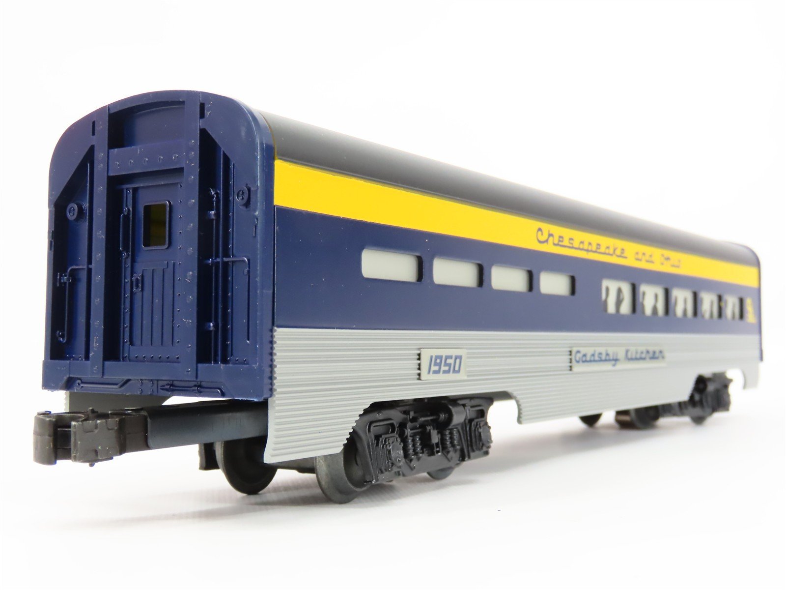 O Gauge 3-Rail Lionel 6-19164 C&O Chesapeake & Ohio Aluminum Passenger 2 Pack