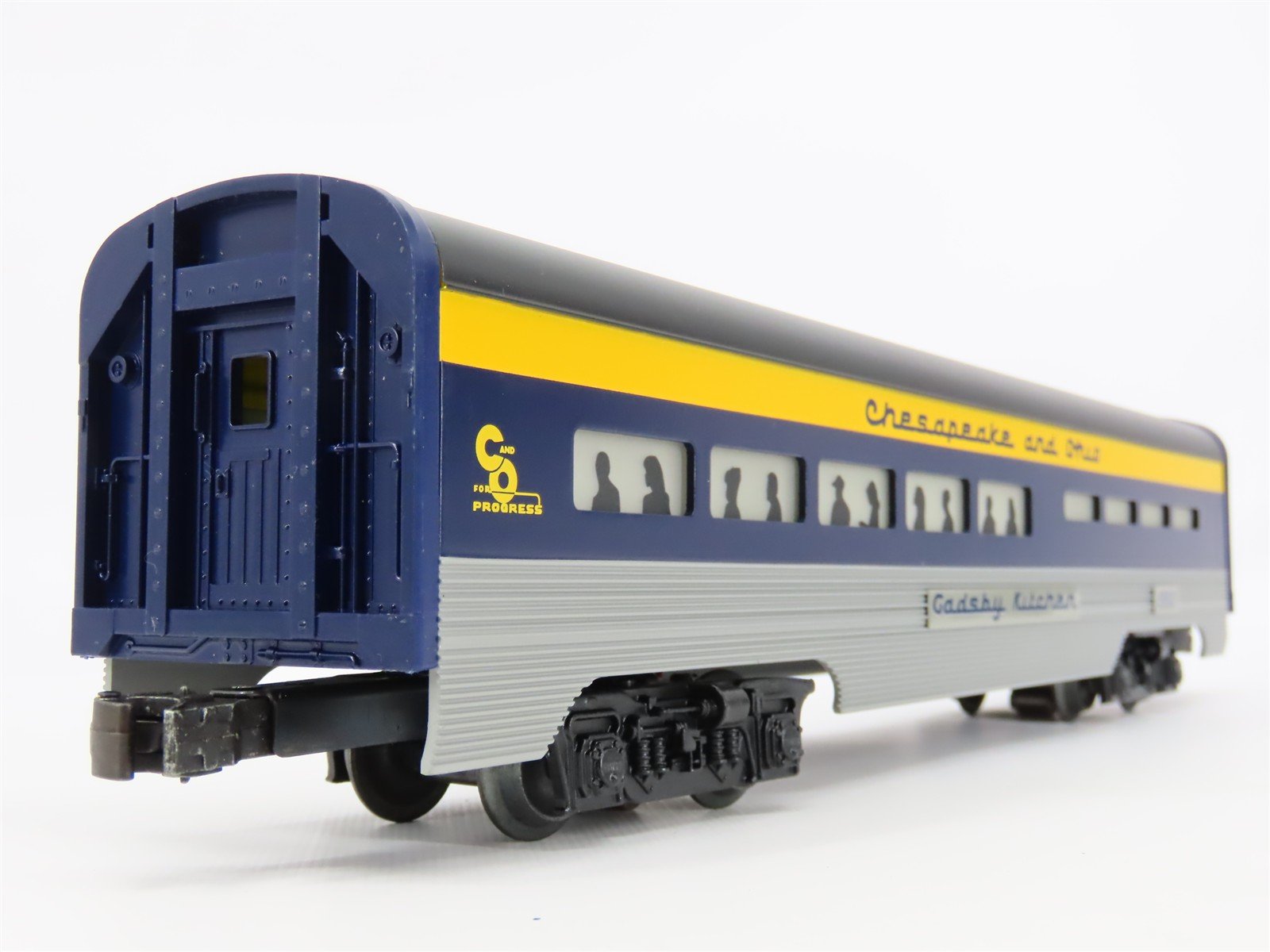 O Gauge 3-Rail Lionel 6-19164 C&O Chesapeake & Ohio Aluminum Passenger 2 Pack