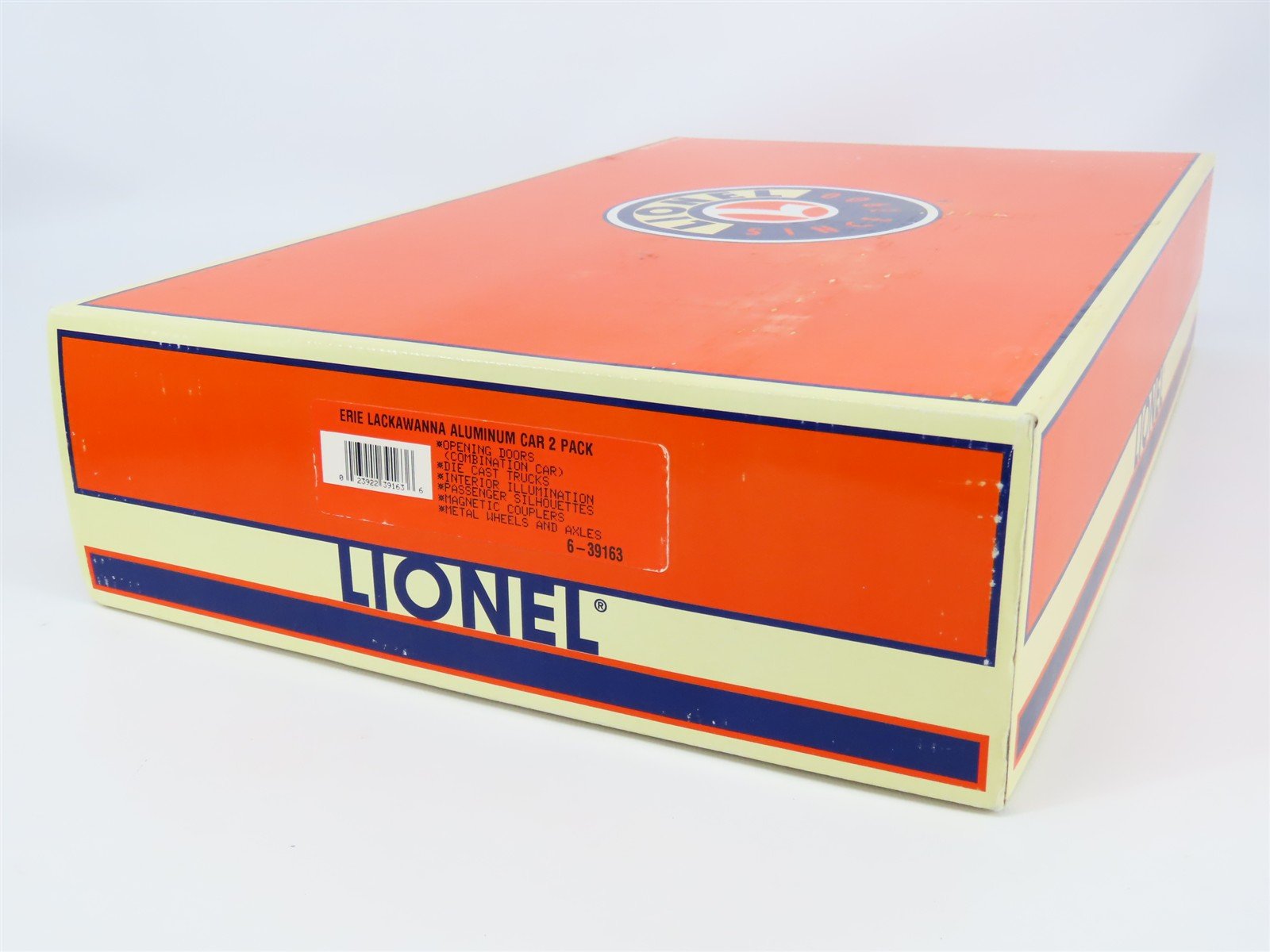 O Gauge 3-Rail Lionel 6-39163 EL Erie Lackawanna Aluminum Passenger 2 Pack