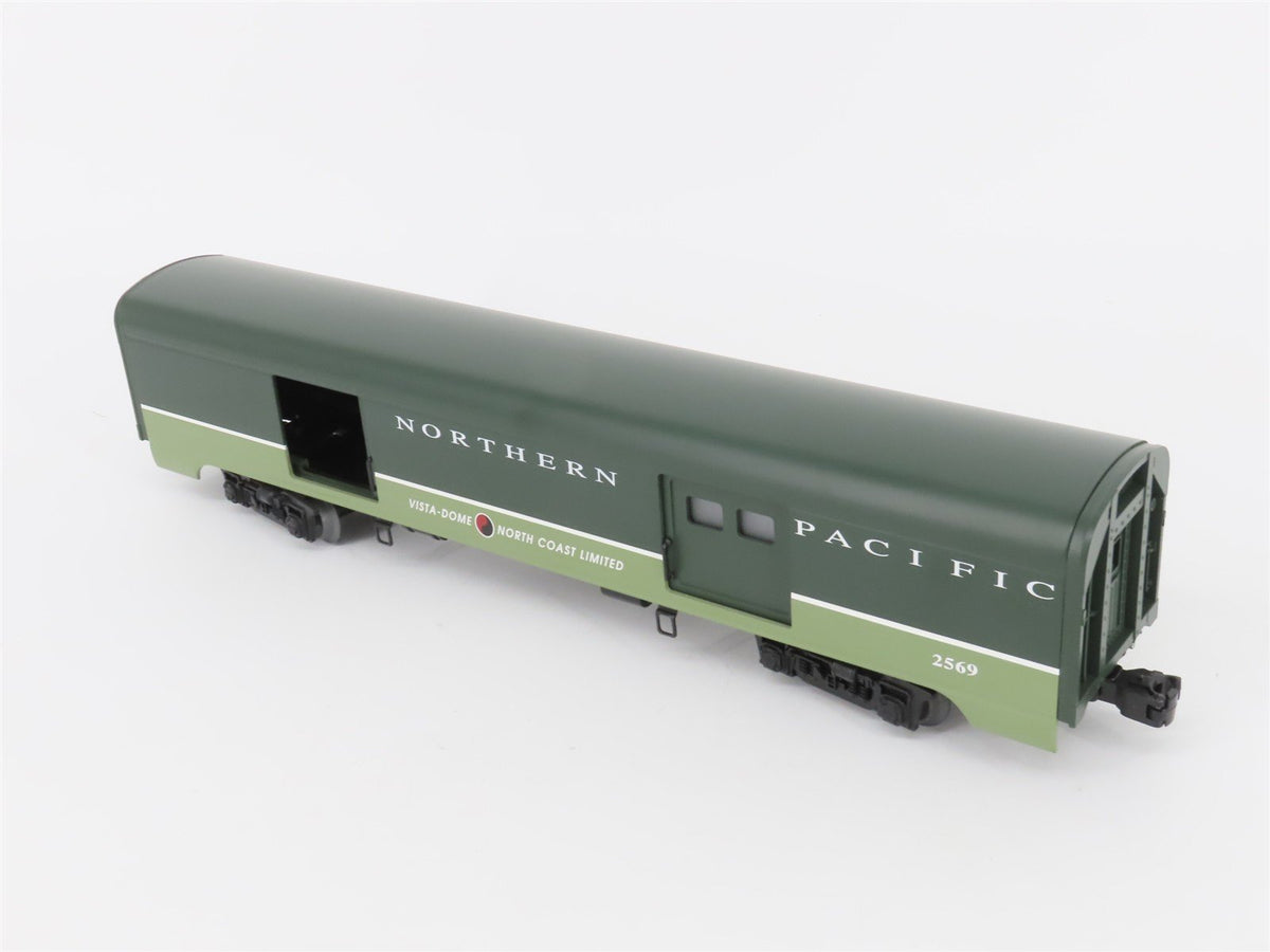 O Gauge 3-Rail Lionel NP Northern Pacific Railway Aluminum Passenger 2-Car Set