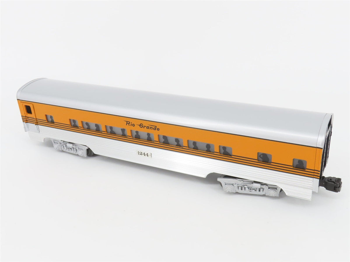 O Gauge 3-Rail Lionel 6-39185 D&amp;RGW Rio Grande Aluminum Passenger 2-Car Set