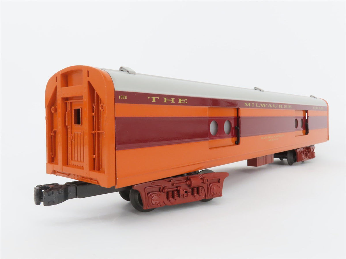 O Gauge 3-Rail Lionel 6-19188 MILW Milwaukee Road Baggage Passenger Car #1336