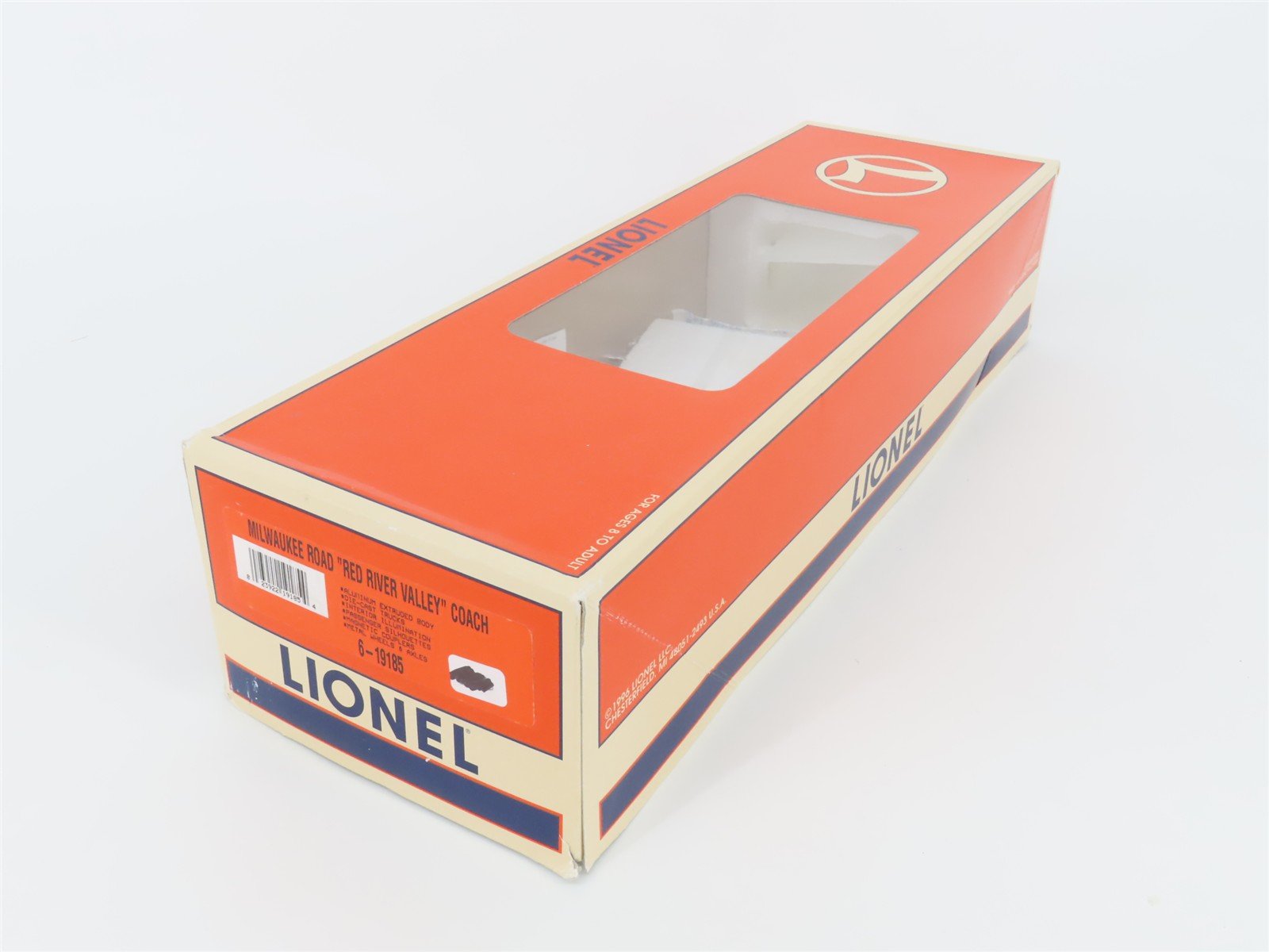 O Gauge 3-Rail Lionel 6-19185 MILW Hiawatha Coach Passenger Car #194