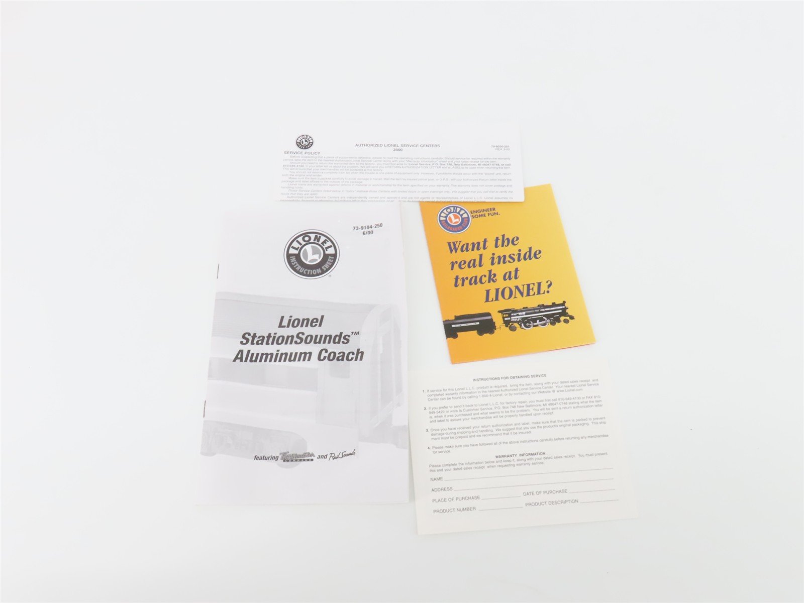 O Gauge 3-Rail Lionel 6-39105 MILW Hiawatha Coach Passenger #197 w/ Sound