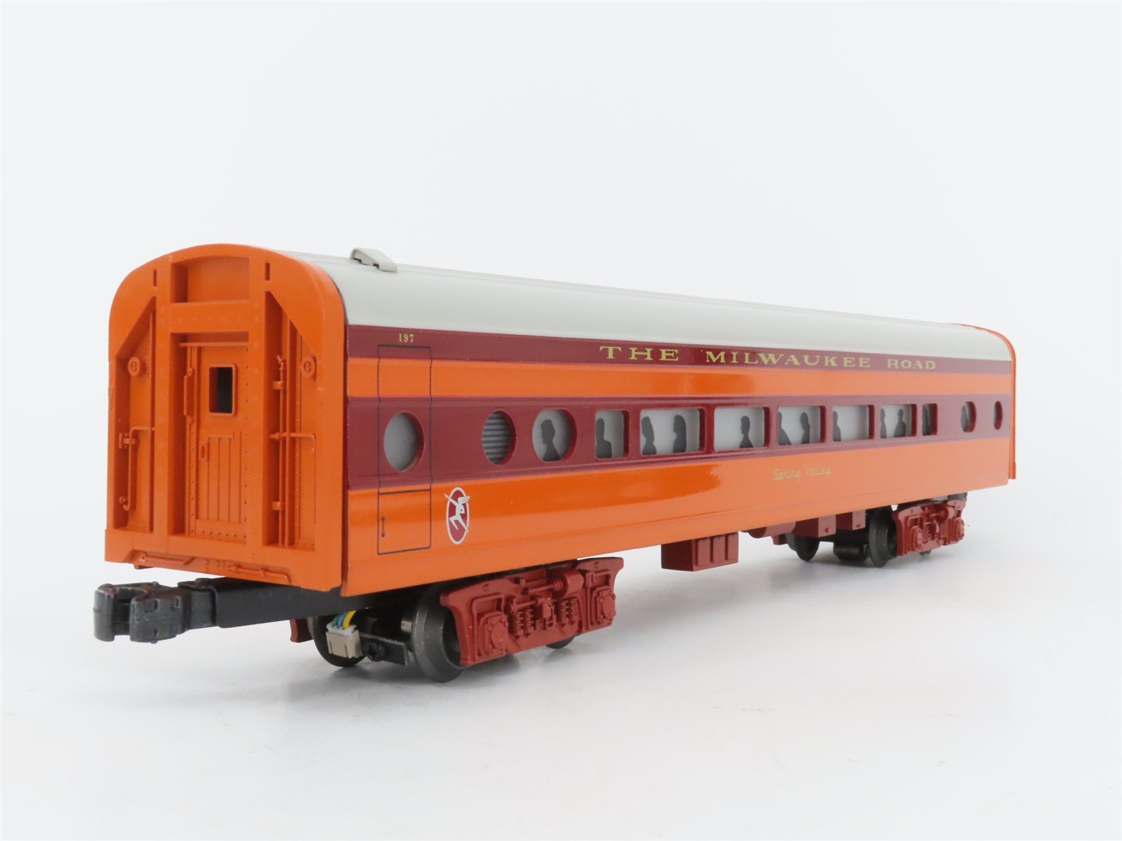 O Gauge 3-Rail Lionel 6-39105 MILW Hiawatha Coach Passenger #197 w/ Sound