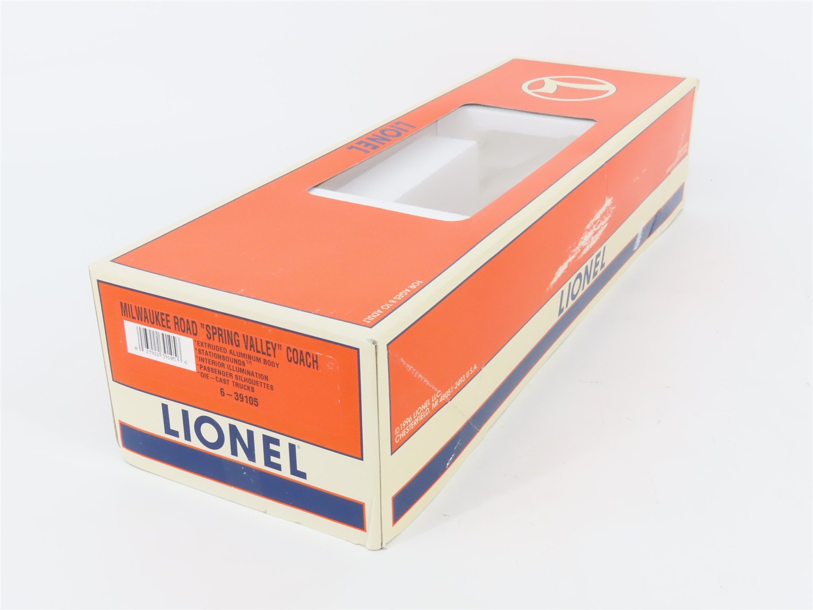 O Gauge 3-Rail Lionel 6-39105 MILW Hiawatha Coach Passenger #197 w/ Sound