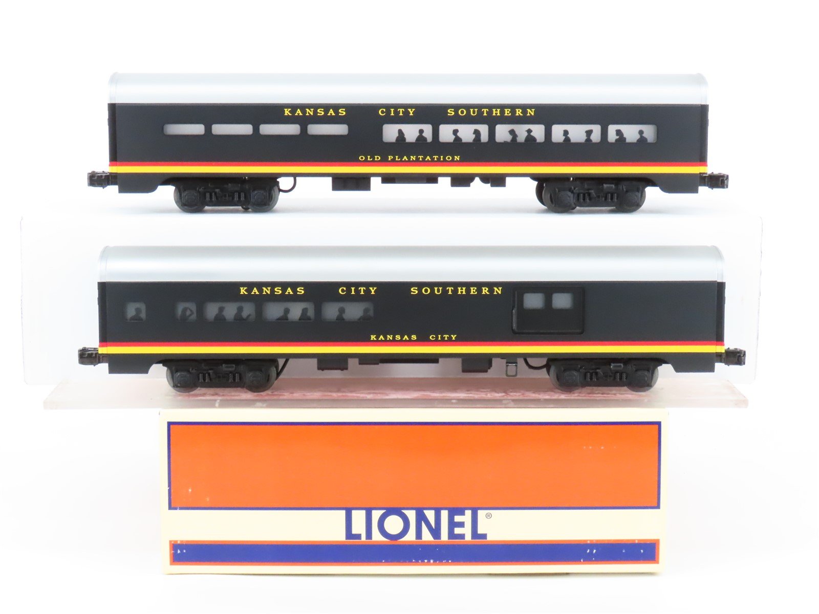 O Gauge 3-Rail Lionel 6-39160 KCS Kansas City Southern Aluminum Passenger 2-Pack