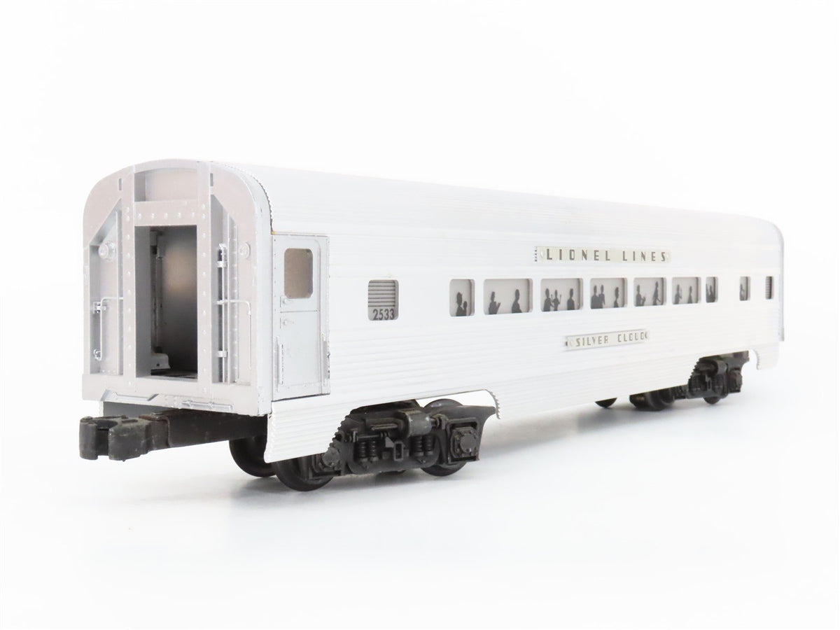 O Gauge 3-Rail Lionel Lines Coach Passenger Car &quot;Silver Cloud&quot;