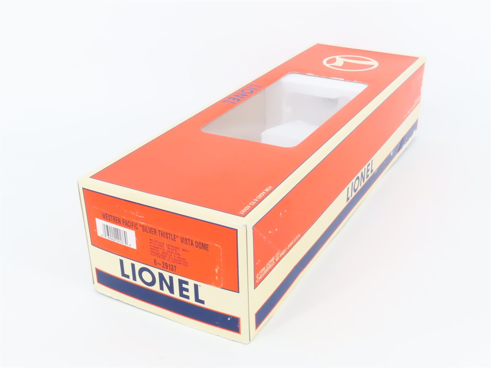 O Gauge 3-Rail Lionel 6-29137 WP California Zephyr Vista Dome Passenger Car