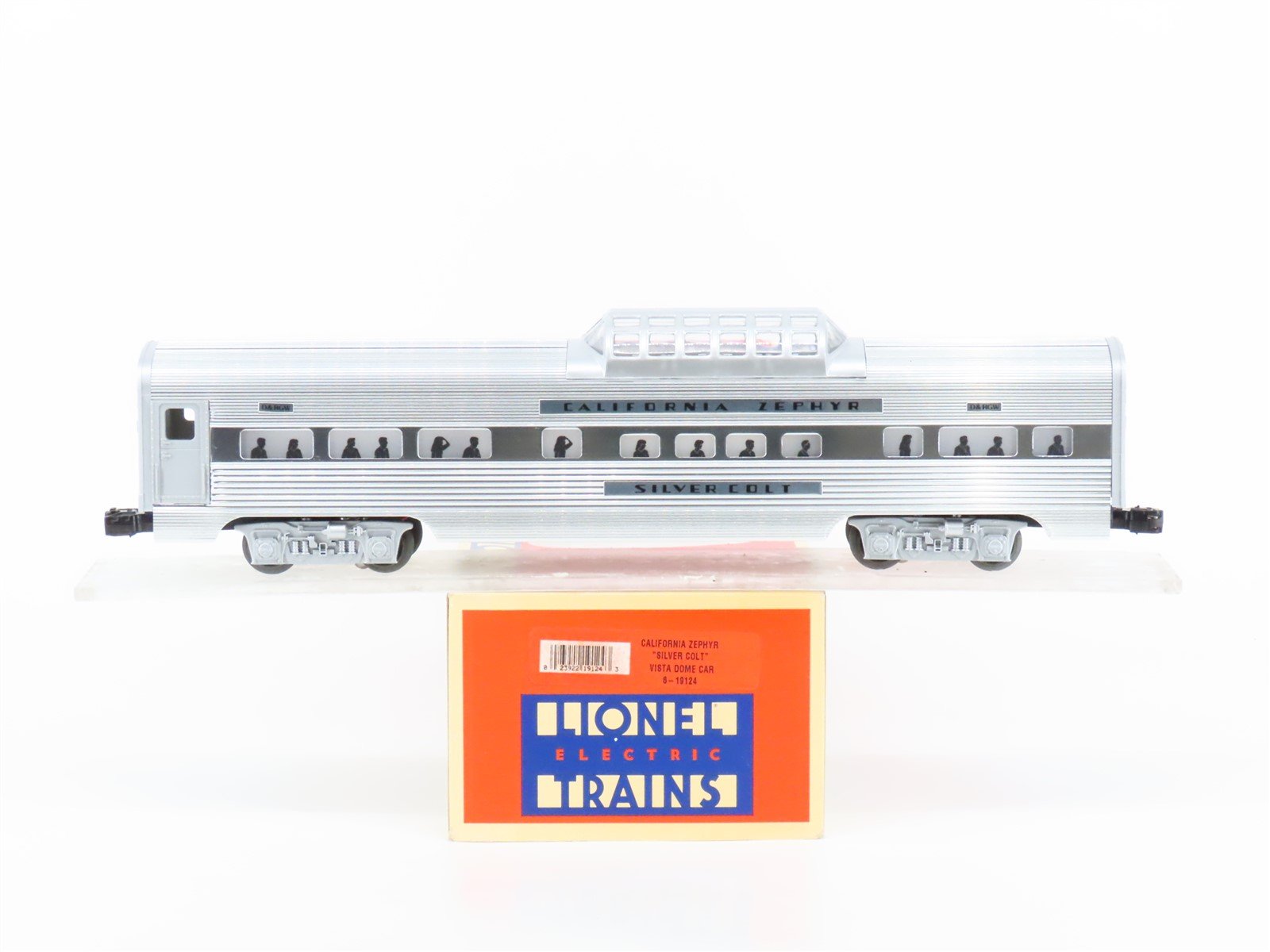 O Gauge 3-Rail Lionel 6-19124 D&RGW California Zephyr Vista Dome Passenger Car