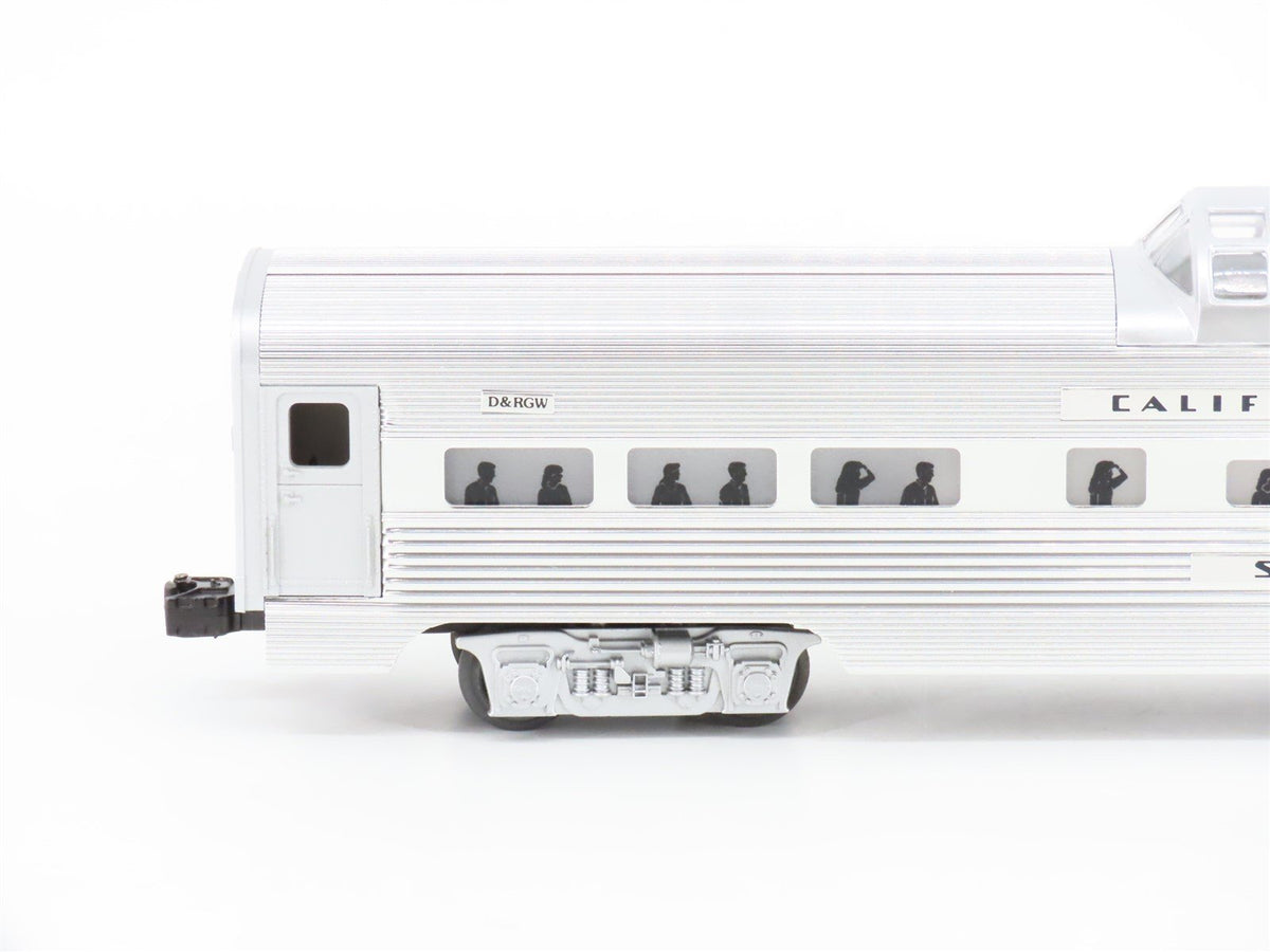 O Gauge 3-Rail Lionel 6-19124 D&amp;RGW California Zephyr Vista Dome Passenger Car