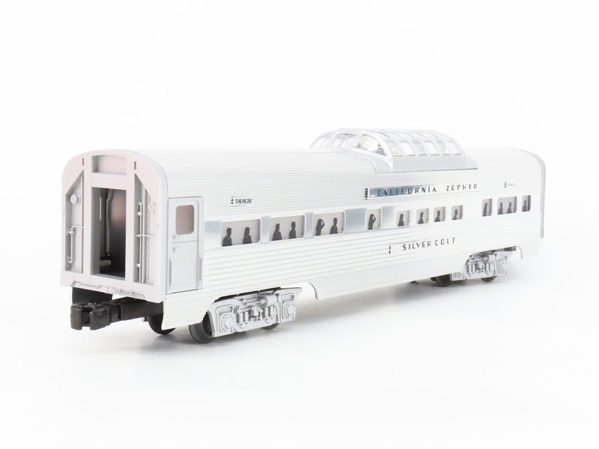 O Gauge 3-Rail Lionel 6-19124 D&amp;RGW California Zephyr Vista Dome Passenger Car