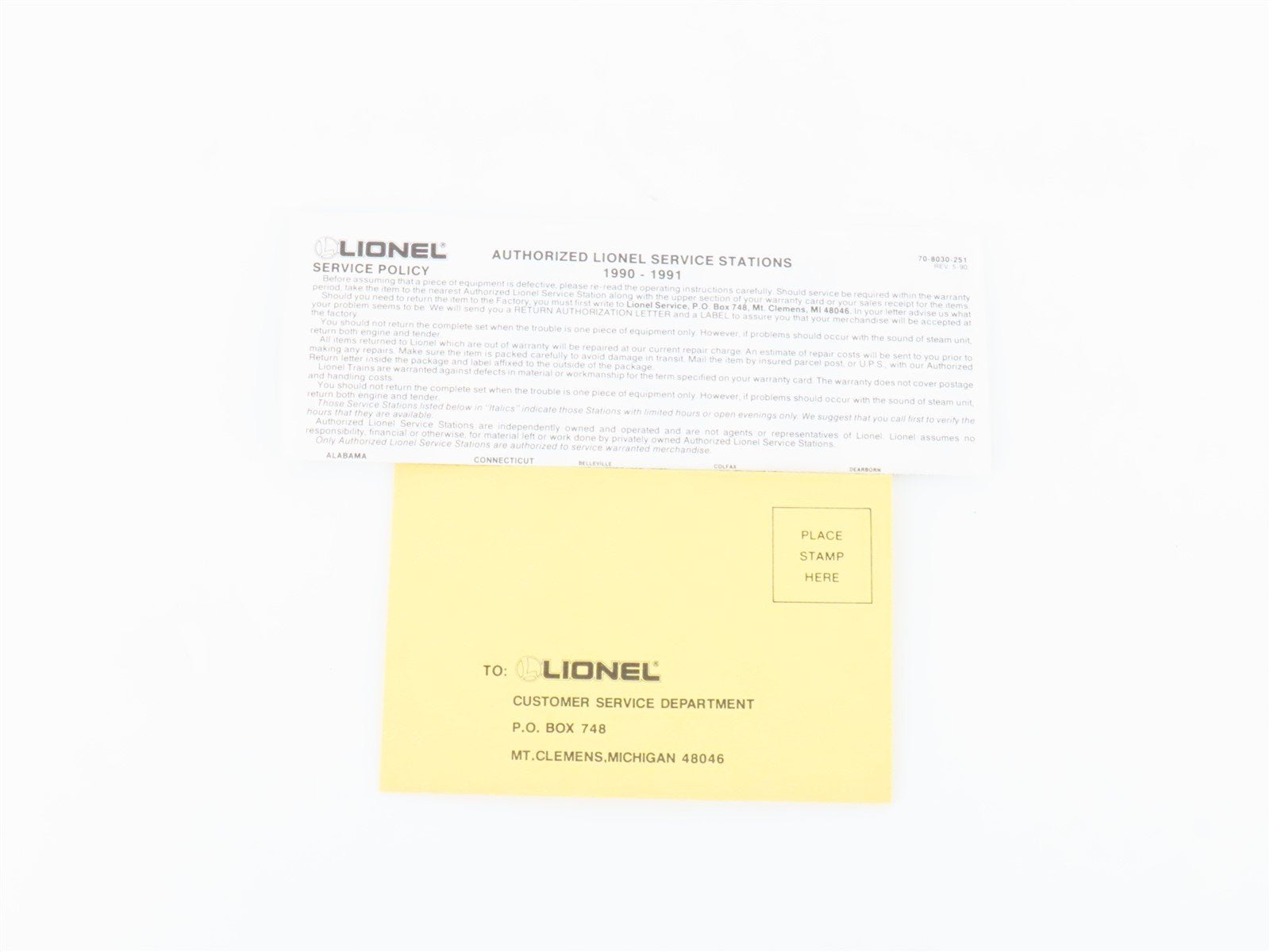 O Gauge 3-Rail Lionel 6-19109 ATSF Santa Fe Aluminum Baggage Passenger Car #3400