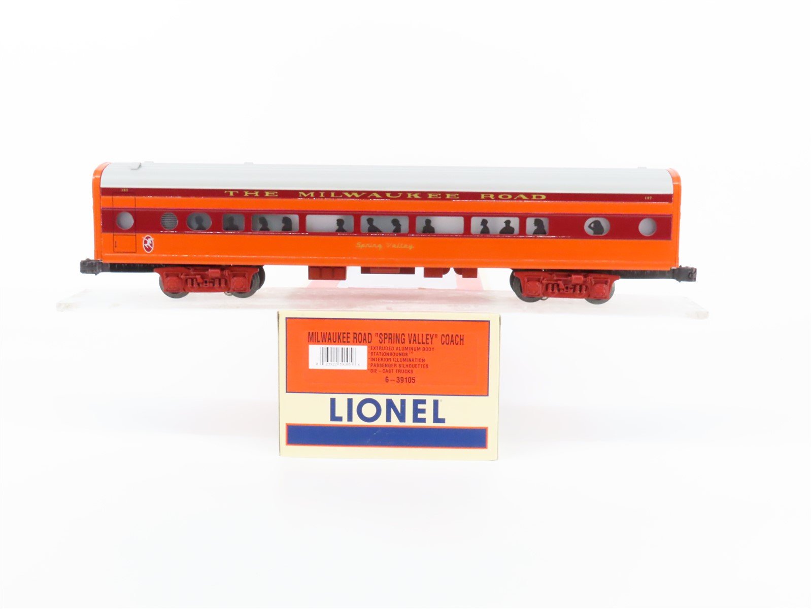 O Gauge 3-Rail Lionel 6-39105 MILW Hiawatha Coach Passenger #197 w/ Sound