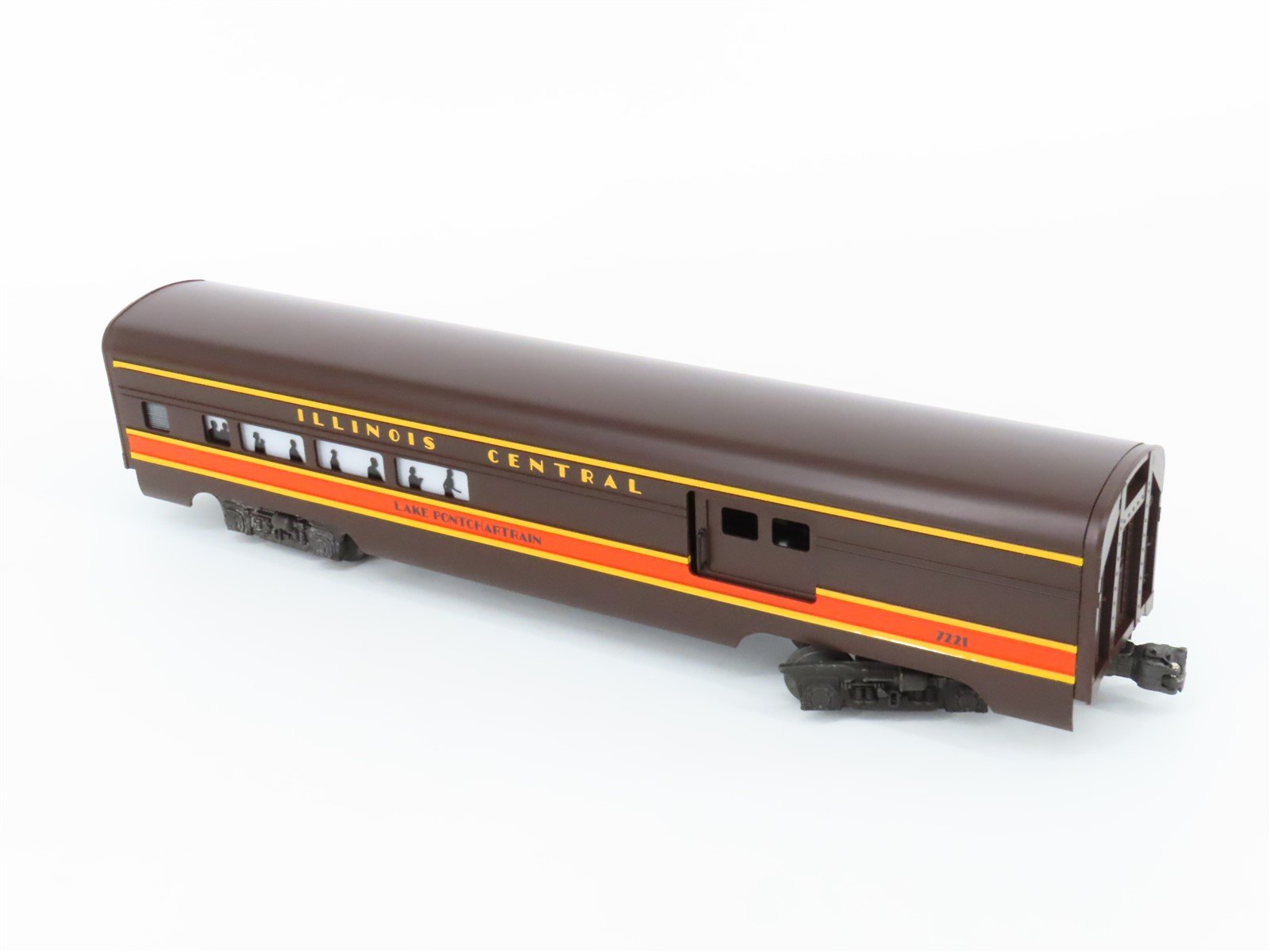 O Gauge 3-Rail Lionel 6-7221 IC Illinois Central Combine Passenger Car #7221