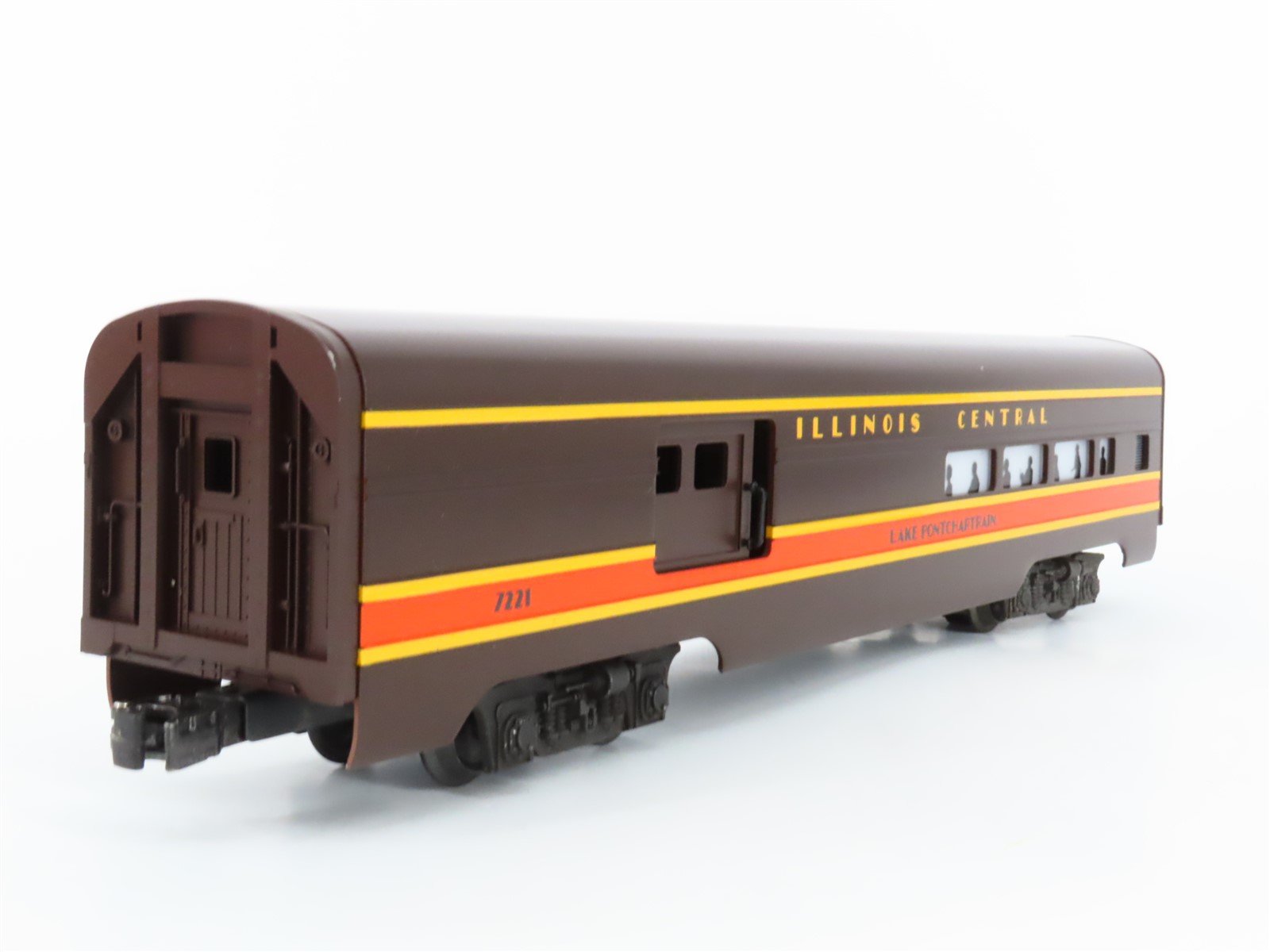 O Gauge 3-Rail Lionel 6-7221 IC Illinois Central Combine Passenger Car #7221